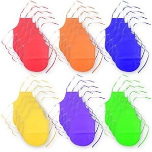 New - 12 Children Artist's Aprons / Smock (Various Colors)